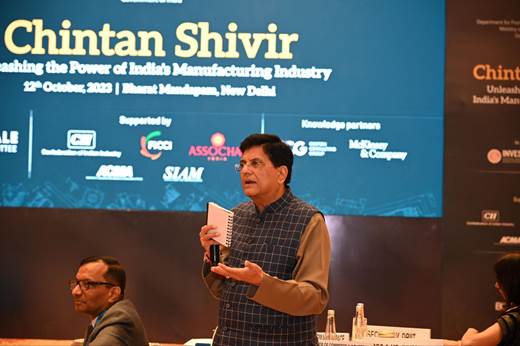 Piyush Goyal at Chintan Shivir for Manufacturing