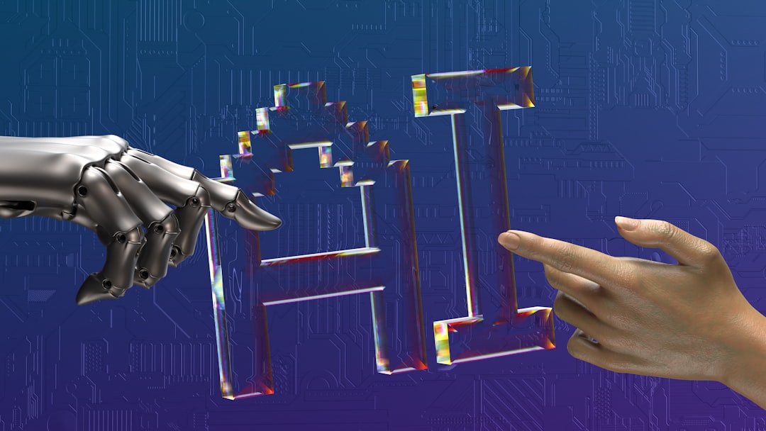 Illustration representing multilingual AI and language technology